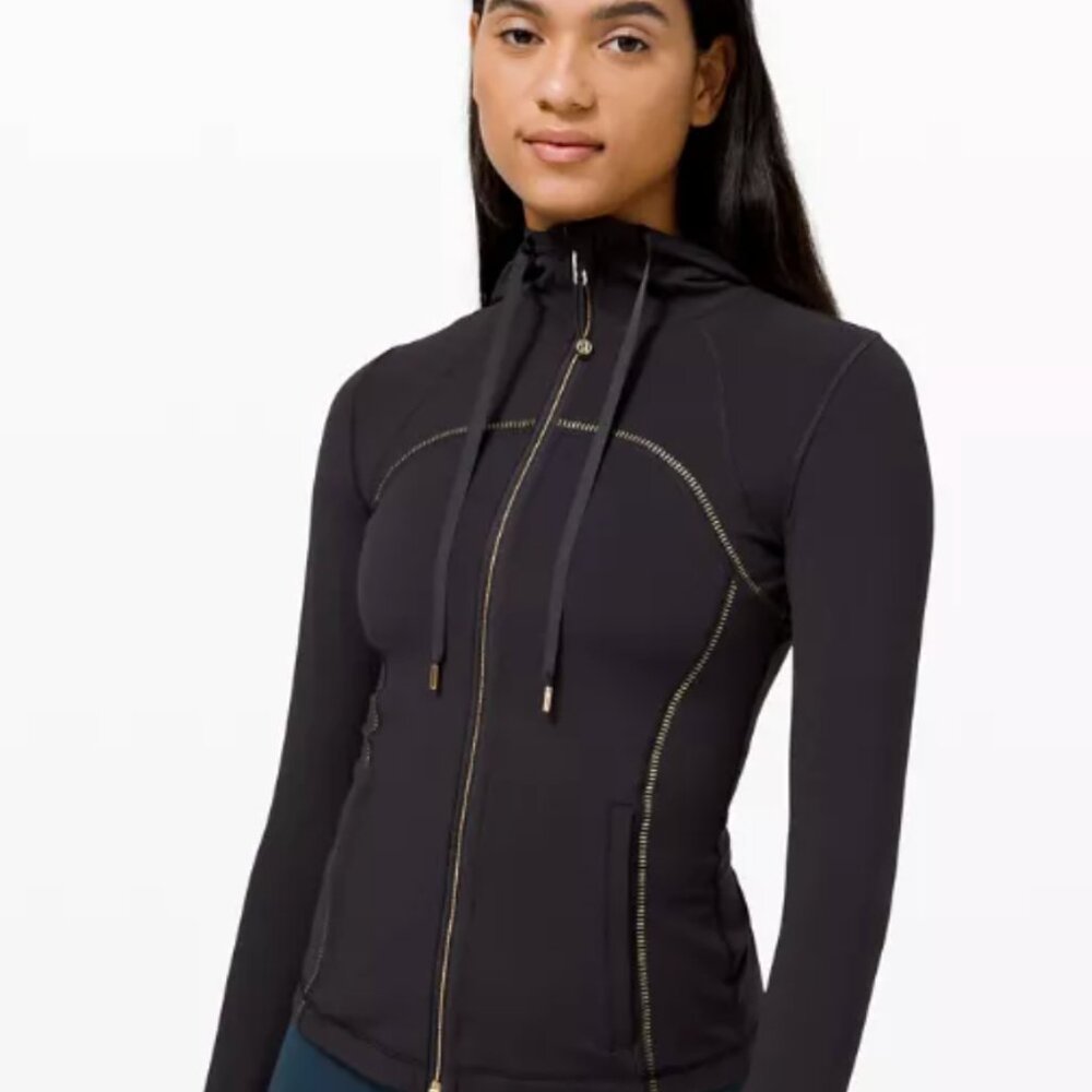NWOT Lululemon Hooded Define Jacket Gold Size 12